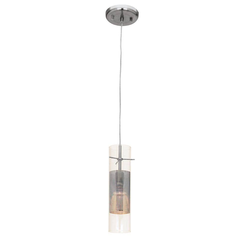 Access Lighting LED Pendant in Brushed Steel Color