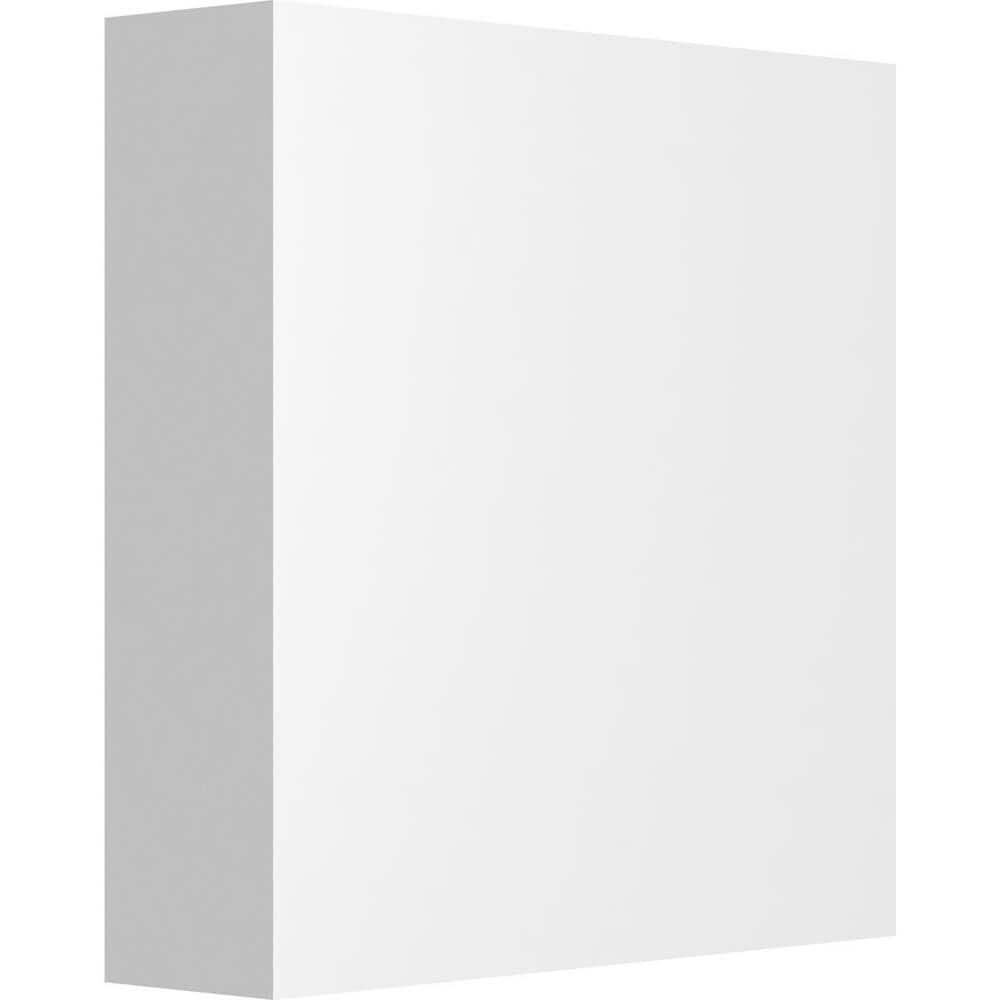 Ekena Millwork 4"W x 4"H x 1"P Standard Sedgwick Rosette with Square Edge