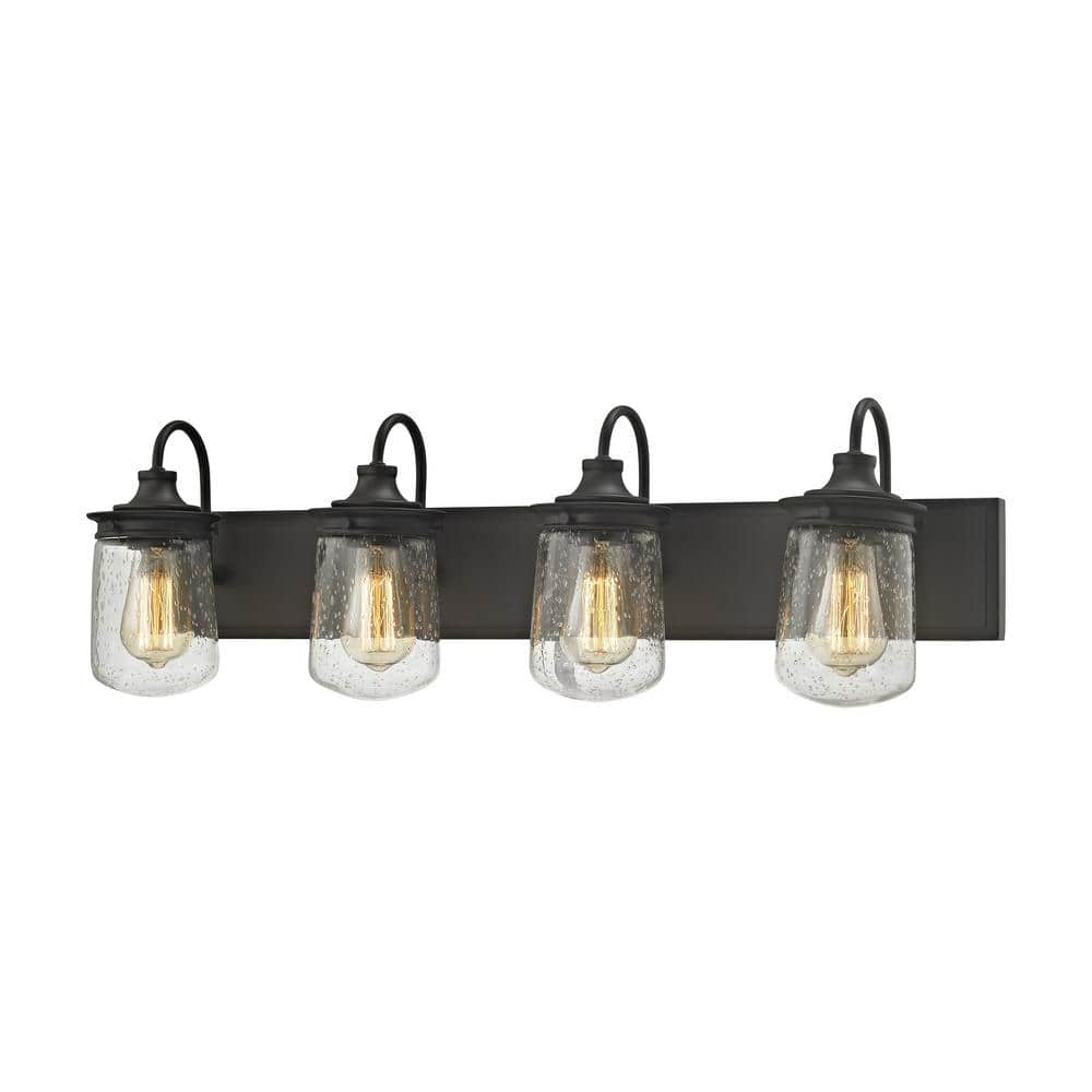 Elk Home Hamel 4 - Light Vanity in  Oil Rubbed Bronze