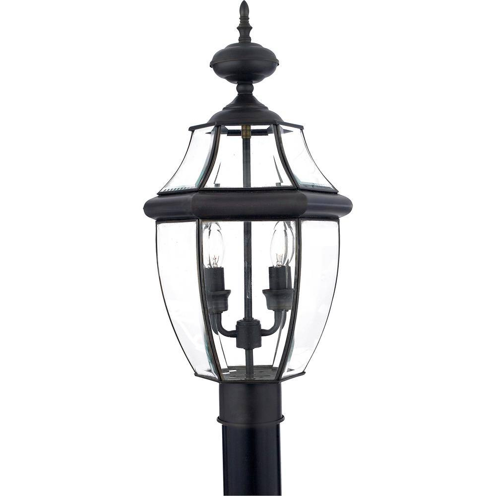Quoizel Lighting Newbury 2 - Light Post Light in  Medici Bronze