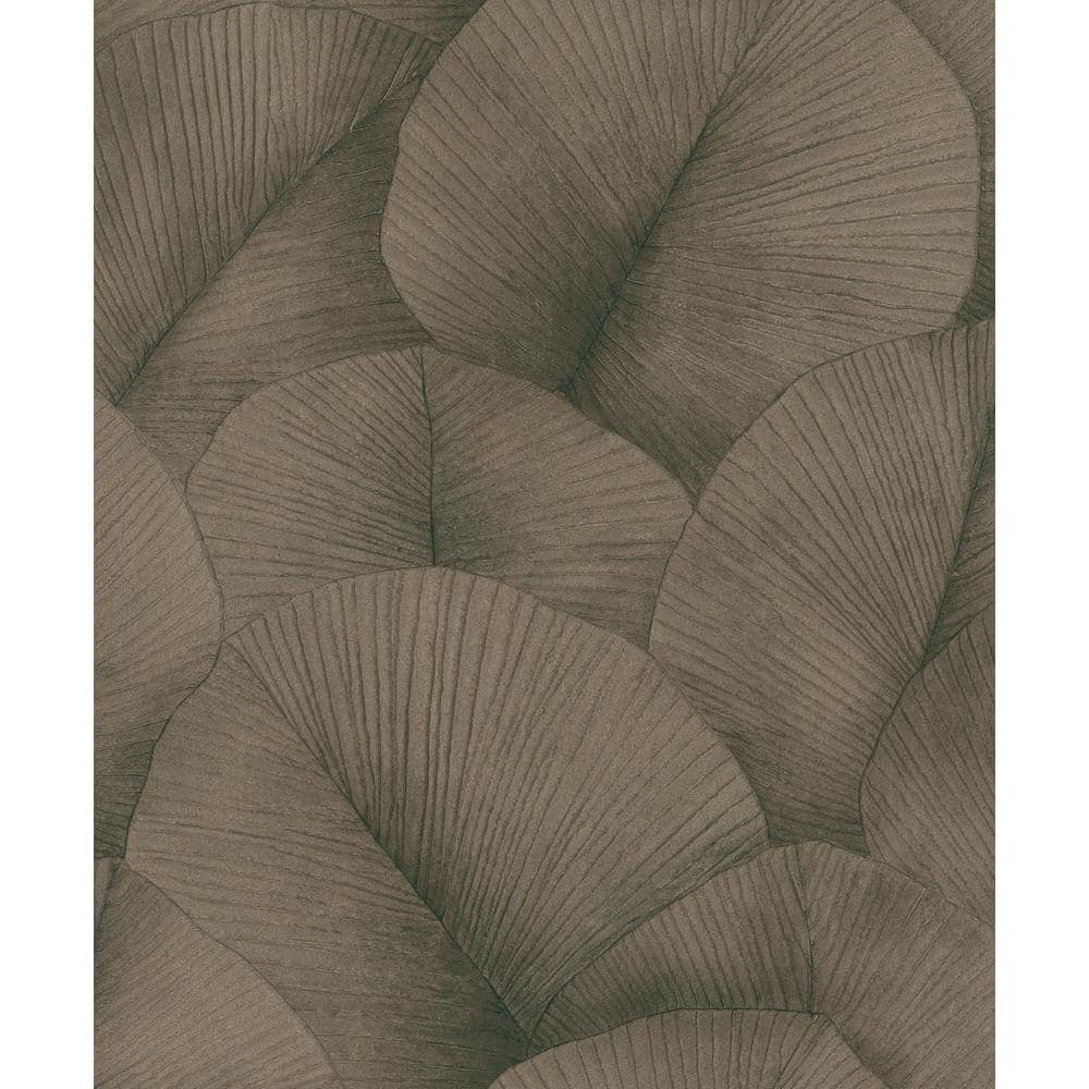 Kumano 3D Embossed Palm Leaf Wallpaper Roll