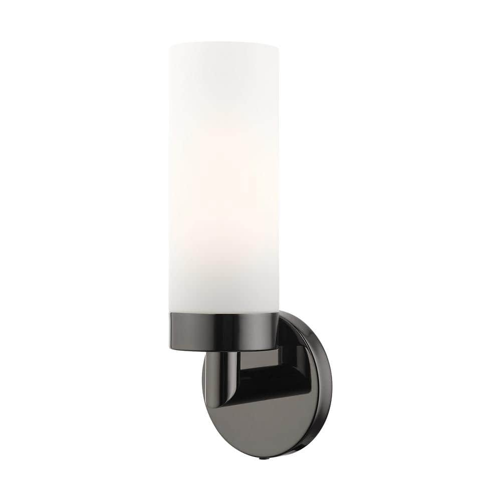 Livex Lighting Aero 1 - Light Sconce in  Black Chrome