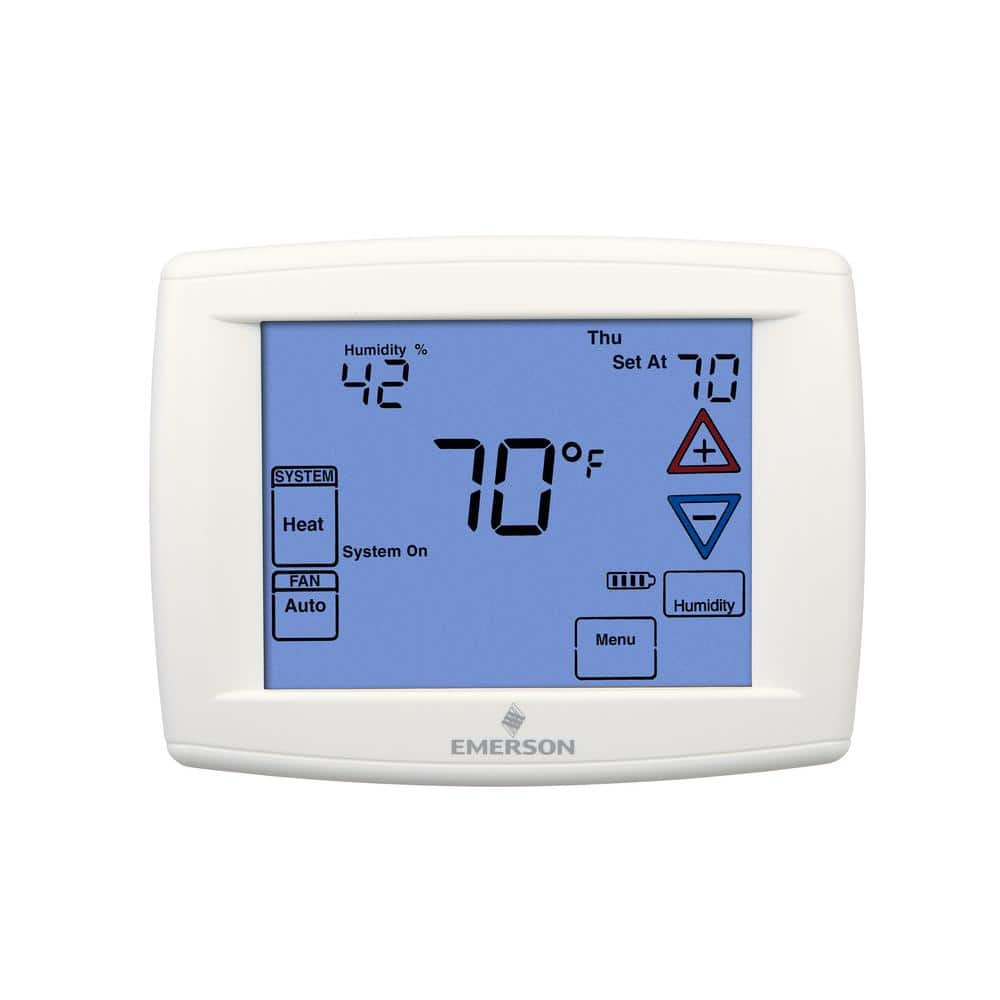 Emerson 1F95-1291 7-Day Touchscreen Thermostat with Humidity Control