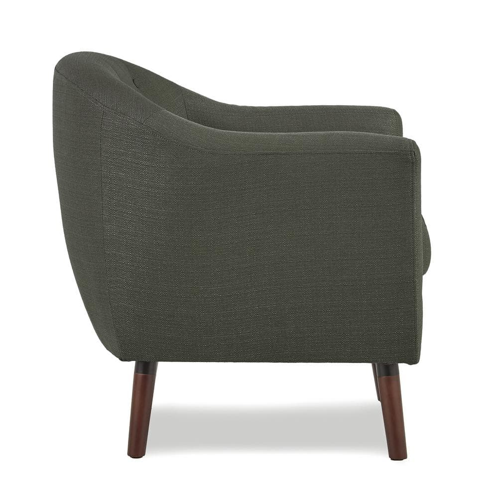 Lexicon Lucille Upholstered Accent Chair in Gray