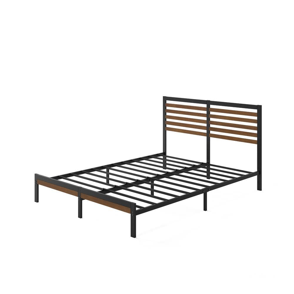 Zinus 35" Kai Bamboo and Metal Platform Bed Frame, Full