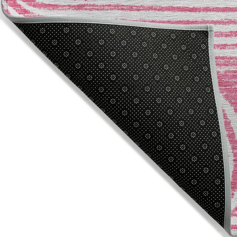 Chantille ACN540 Blush 5 ft. x 7 ft. 6 in. Machine Washable Indoor/Outdoor Geometric Area Rug