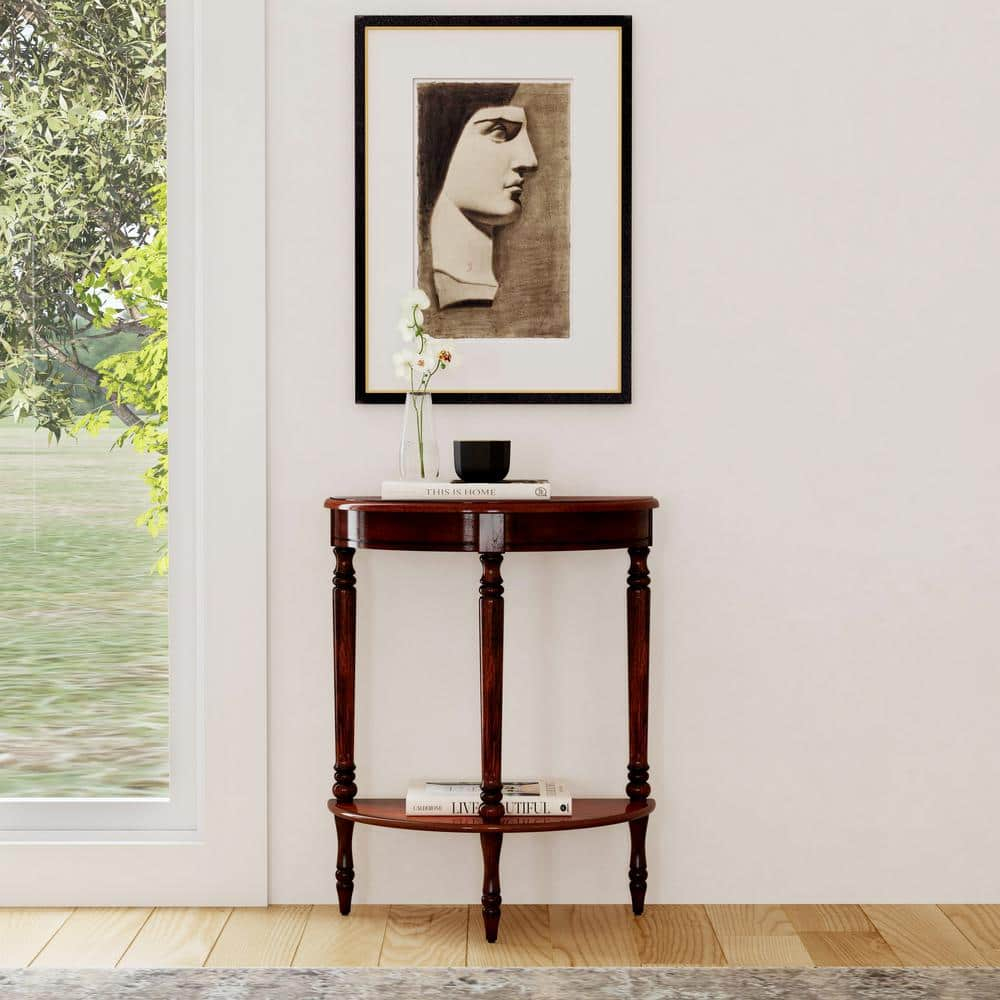 Butler Specialty Company Bellini Demilune Console Table - Cherry Brown
