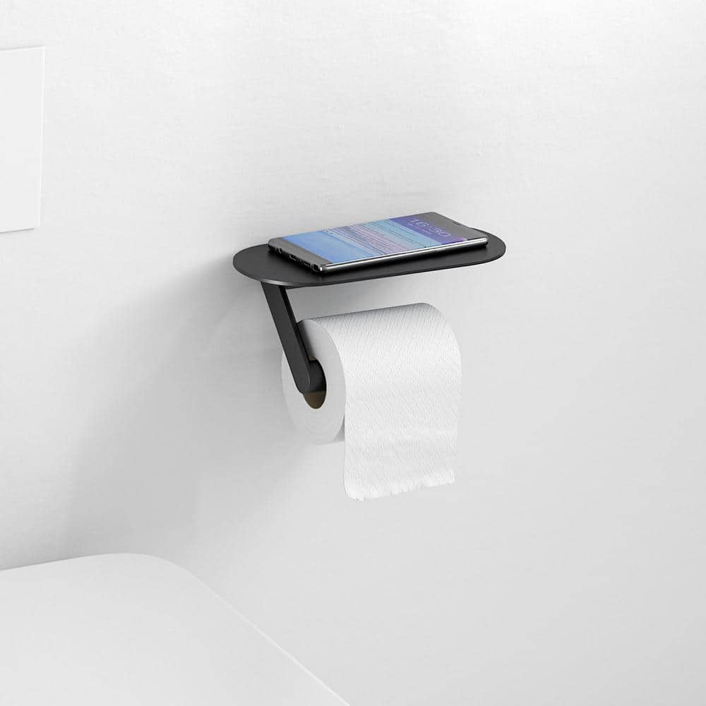 WallStoris hansgrohe Toilet Paper Holer with Shelf