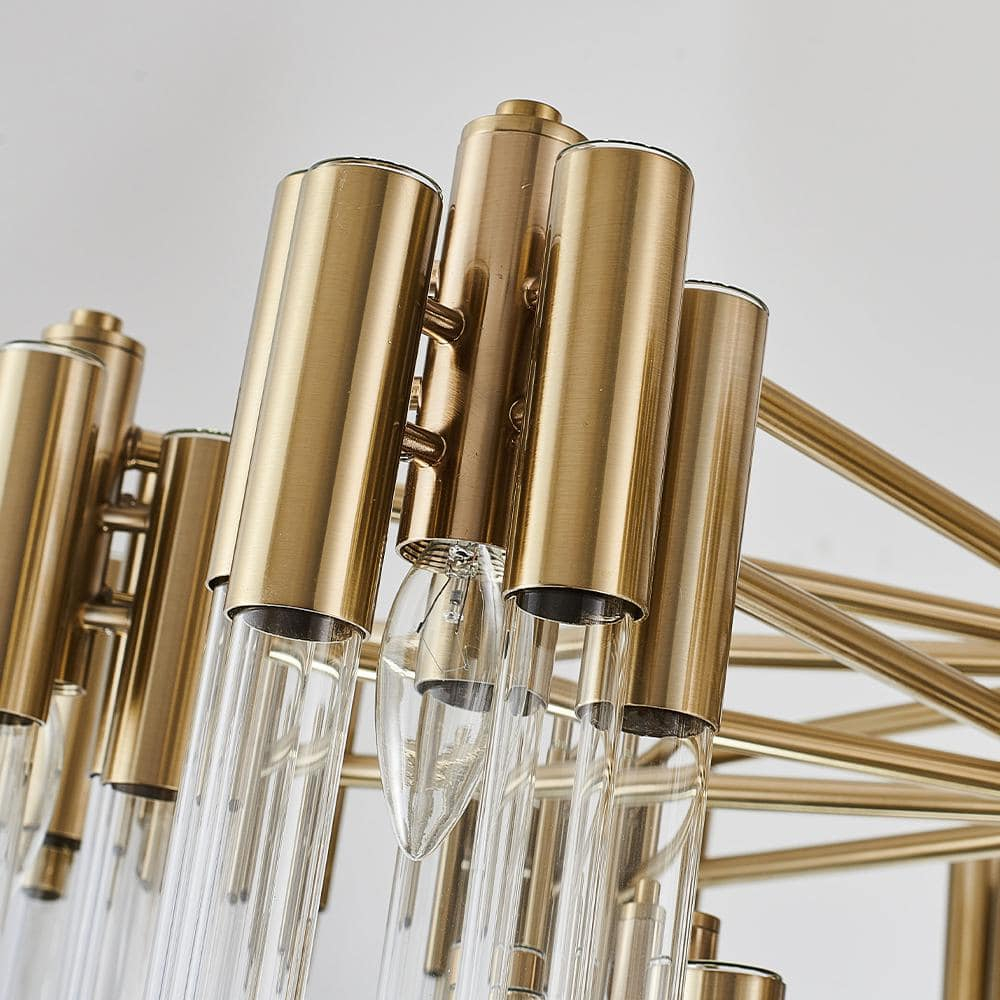Davina I 16-Light Gold Crystal Chandelier