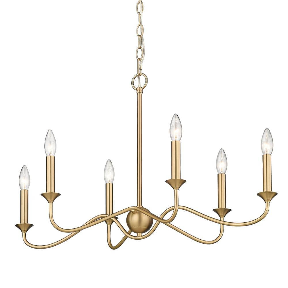 Golden Lighting Tierney 6 Light Pendant