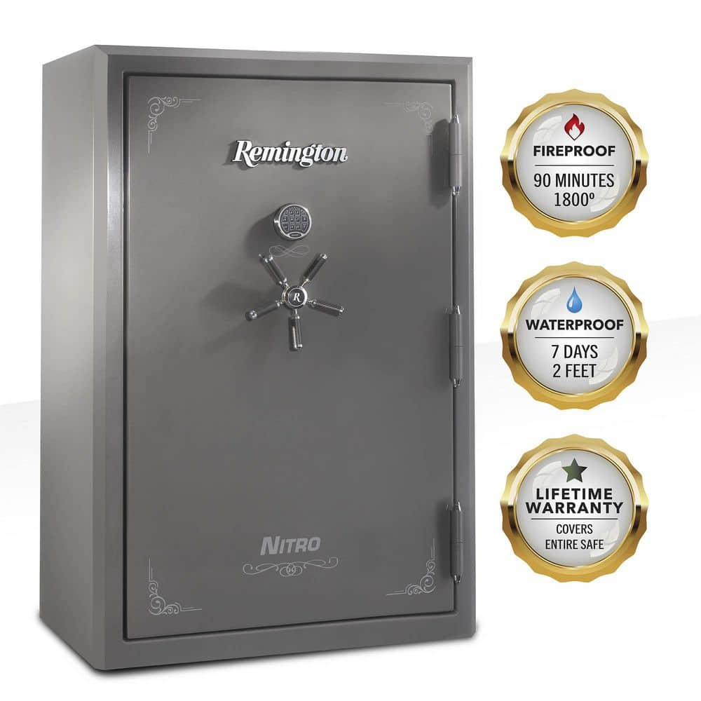 Remington Nitro 56+8 Gun Safe Electronic Lock  Gray SAR6556N