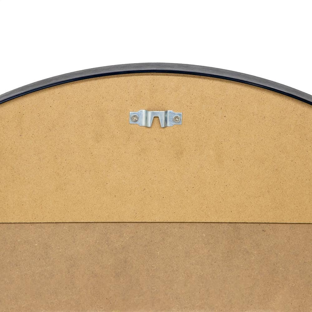 Design House Maeve Arched Wall Mirror with Black Frame, 36-Inch by 24-Inch, 2-Pack