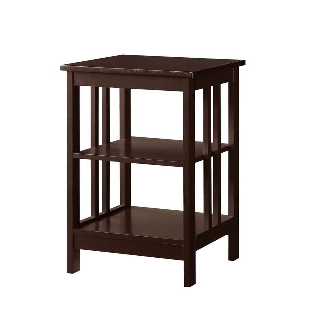 Convenience Concepts Mission End Table, Espresso