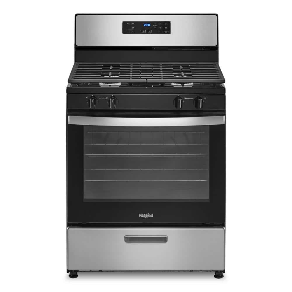WHIRLPOOL WFG320M0MS 30" FREE STANDING GAS RANGE Stainless Steel
