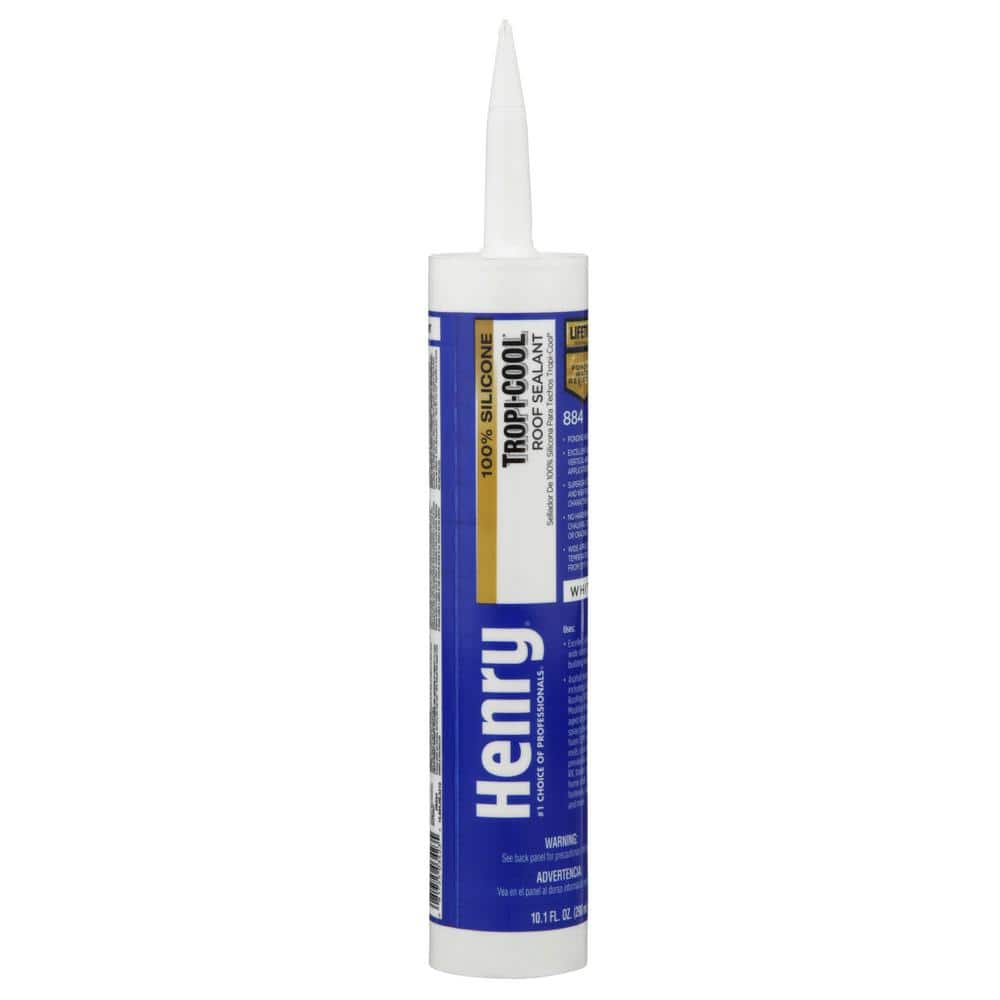 Henry Tropic-Cool 884 White Silicone Sealant 10 oz
