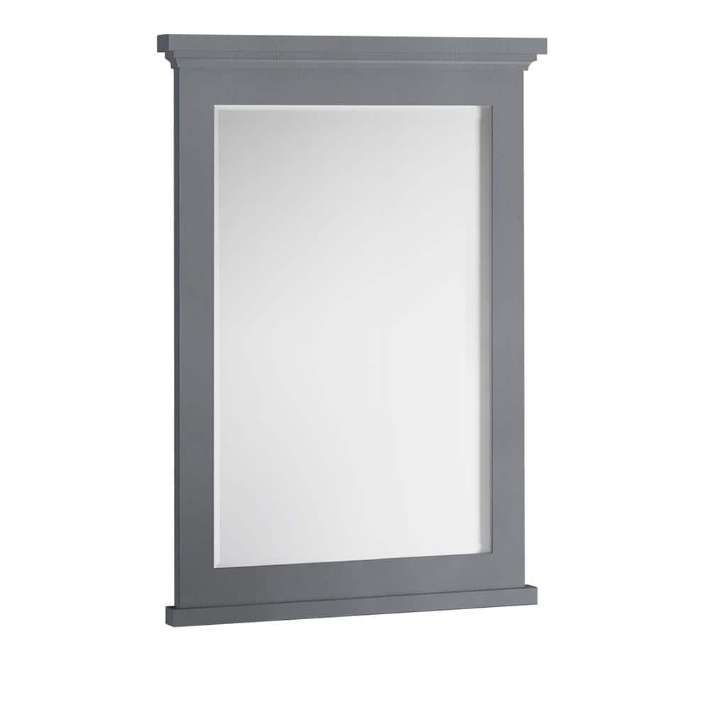Fresca Windsor 27" Gray Textured Bathroom Mirror