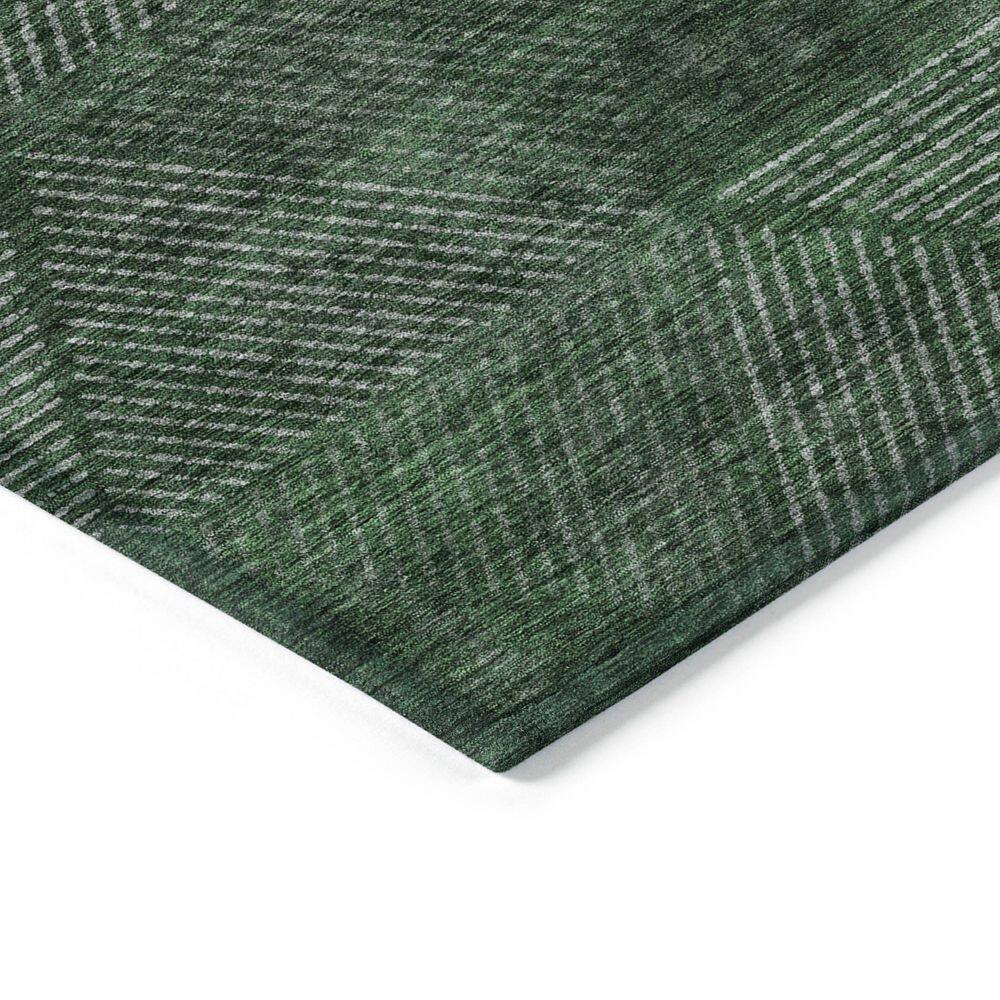 Addison Rugs Chantille Indoor/Outdoor Transitional Geometric Fern Washable Rectangle Rug, 5' x 7'6"