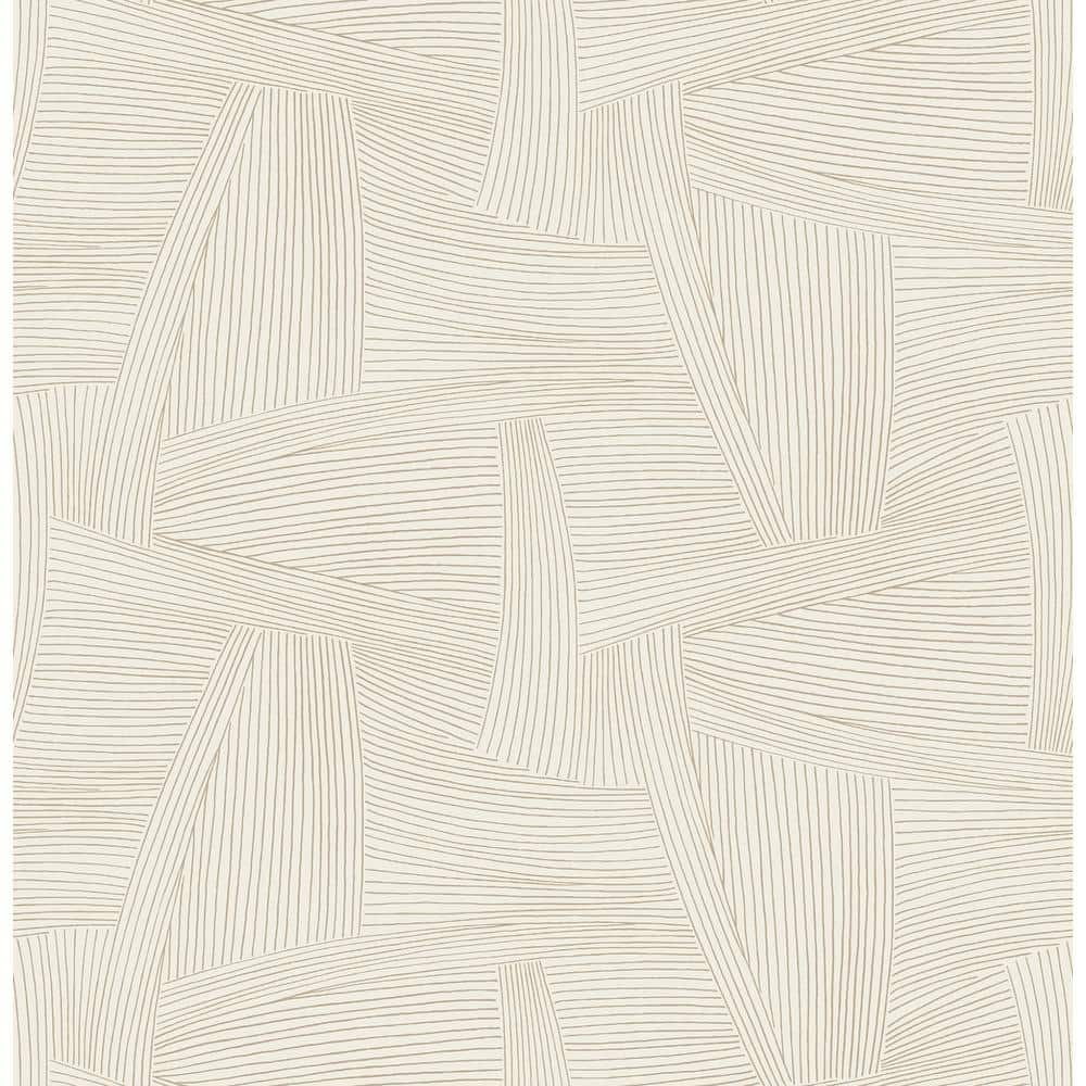 A-Street Prints Reid Black Woven Geometric Wallpaper | Perigold