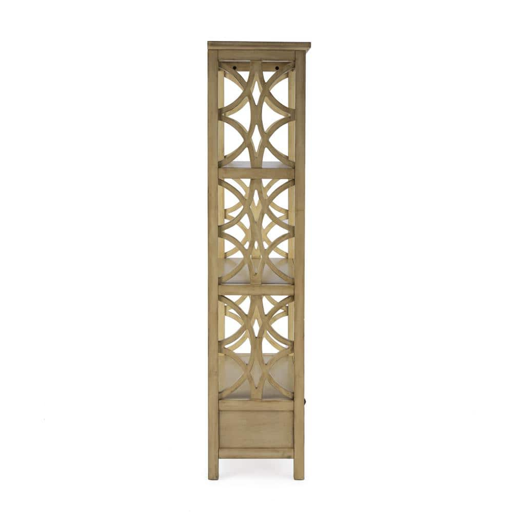 Lorena 30"W 3- Tier Etagere Bookcase with Storage Drawer