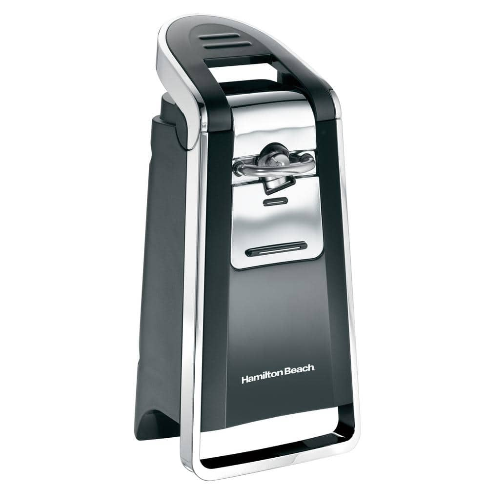 Hamilton Beach Black and Chrome Electric Can Opener