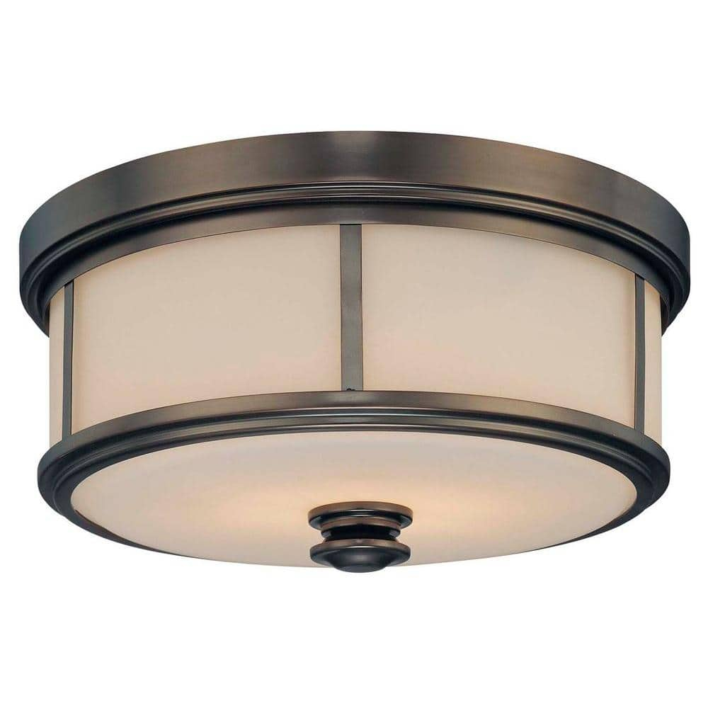 Harvard Court Glass Flush Mount