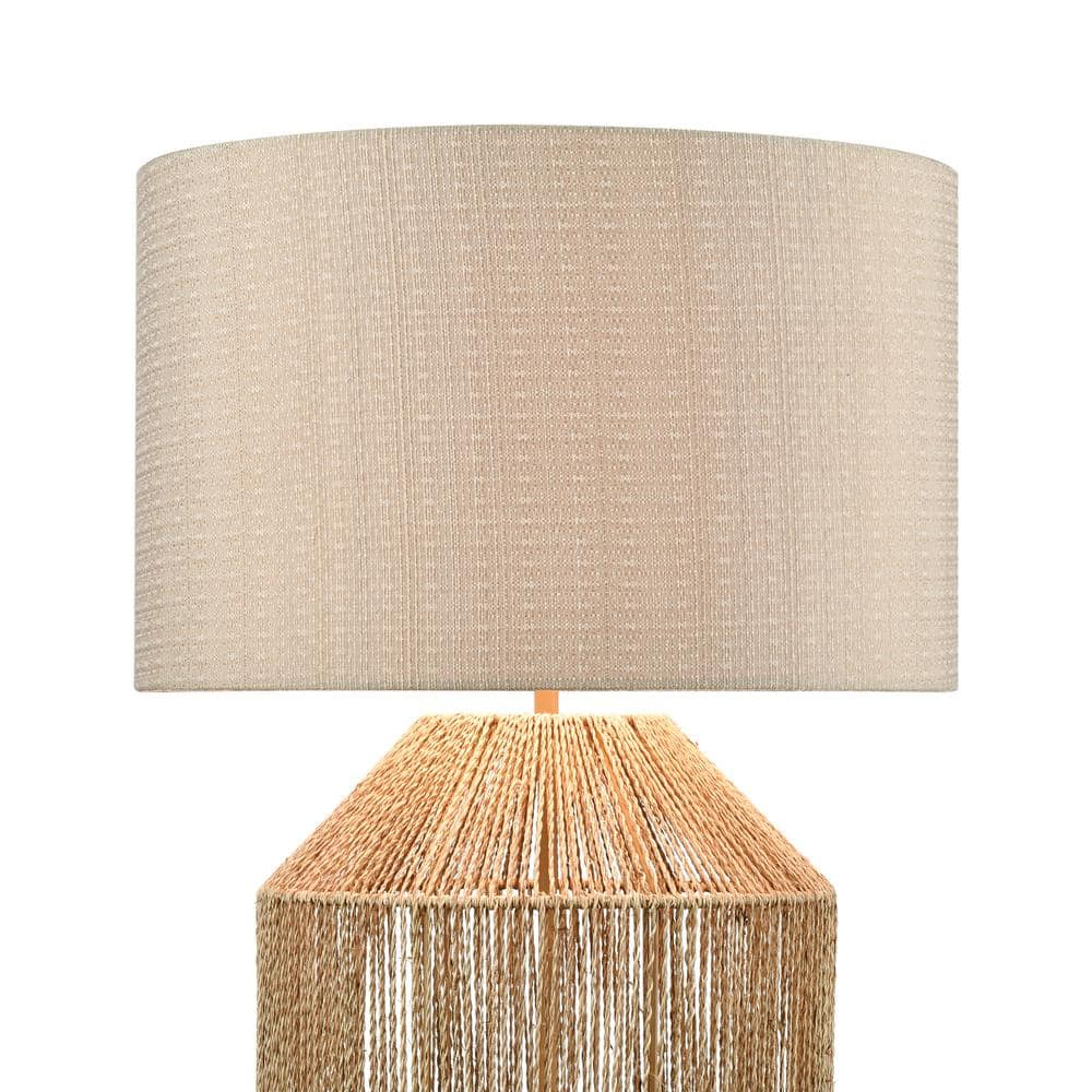 Elk Home 16-Inch Wide Corsair Table Lamp, Transitional, Natural