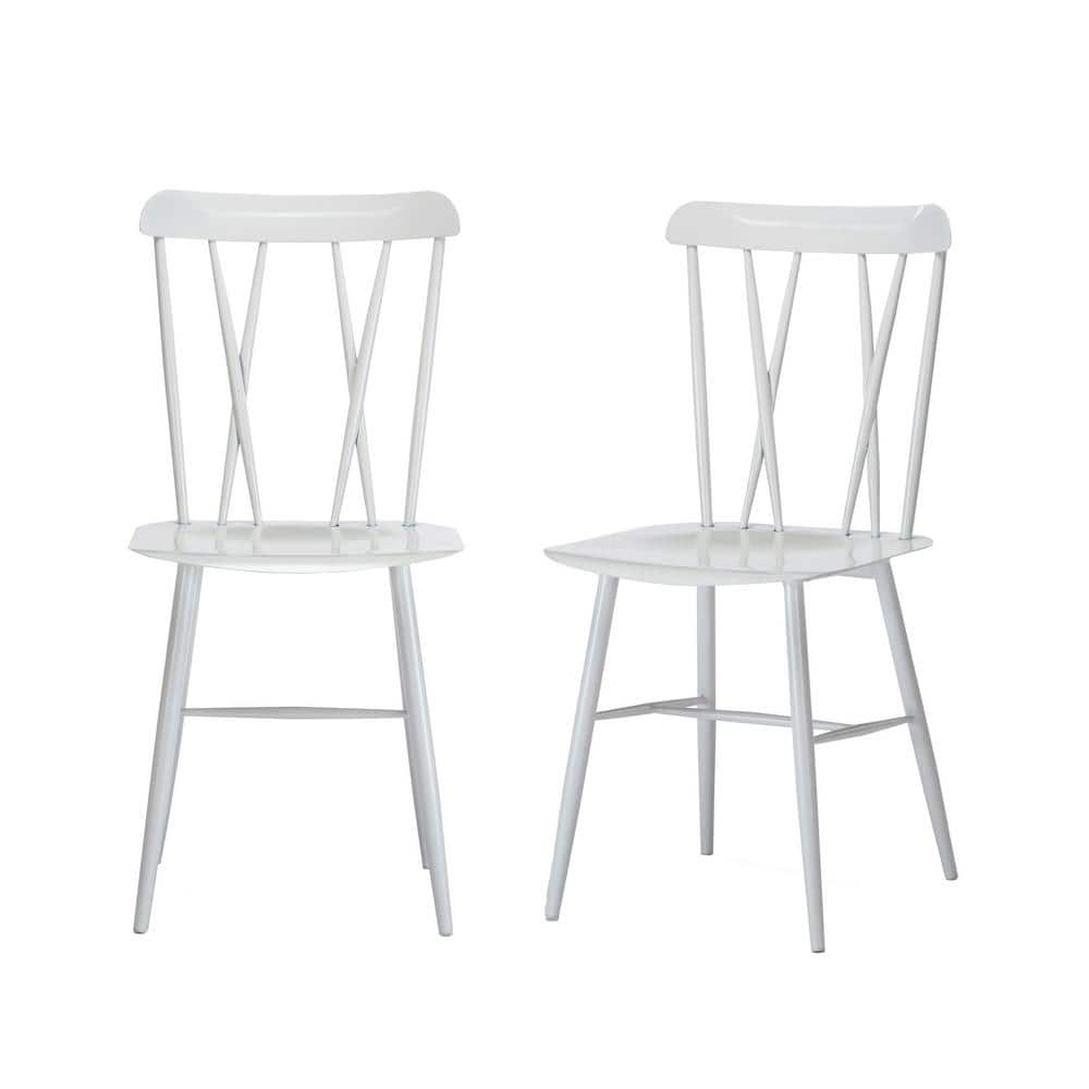 Savannah Dining Chair, White - Set of 2