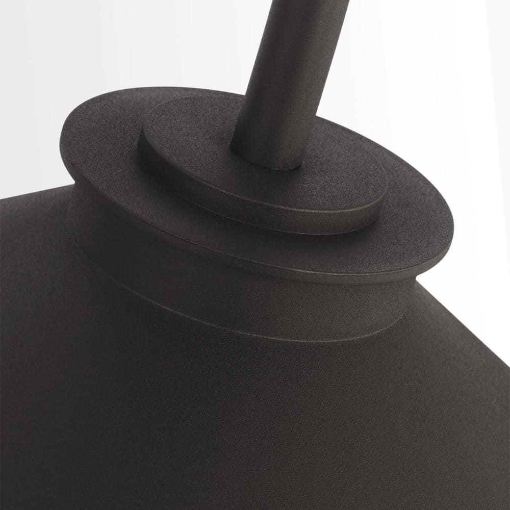 Generation Lighting Modern Barn Light 11.375-in H Black Hardwired Dark Sky Integrated LED Outdoor Wall Light
