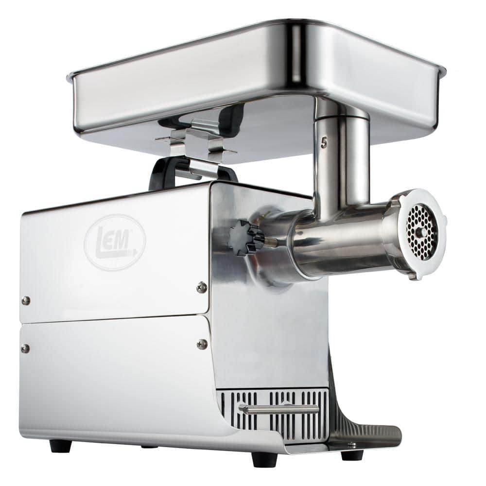 LEM BigBite #5 Electric Meat Grinder, 0.35 HP, Stainless Steel, 1 Count