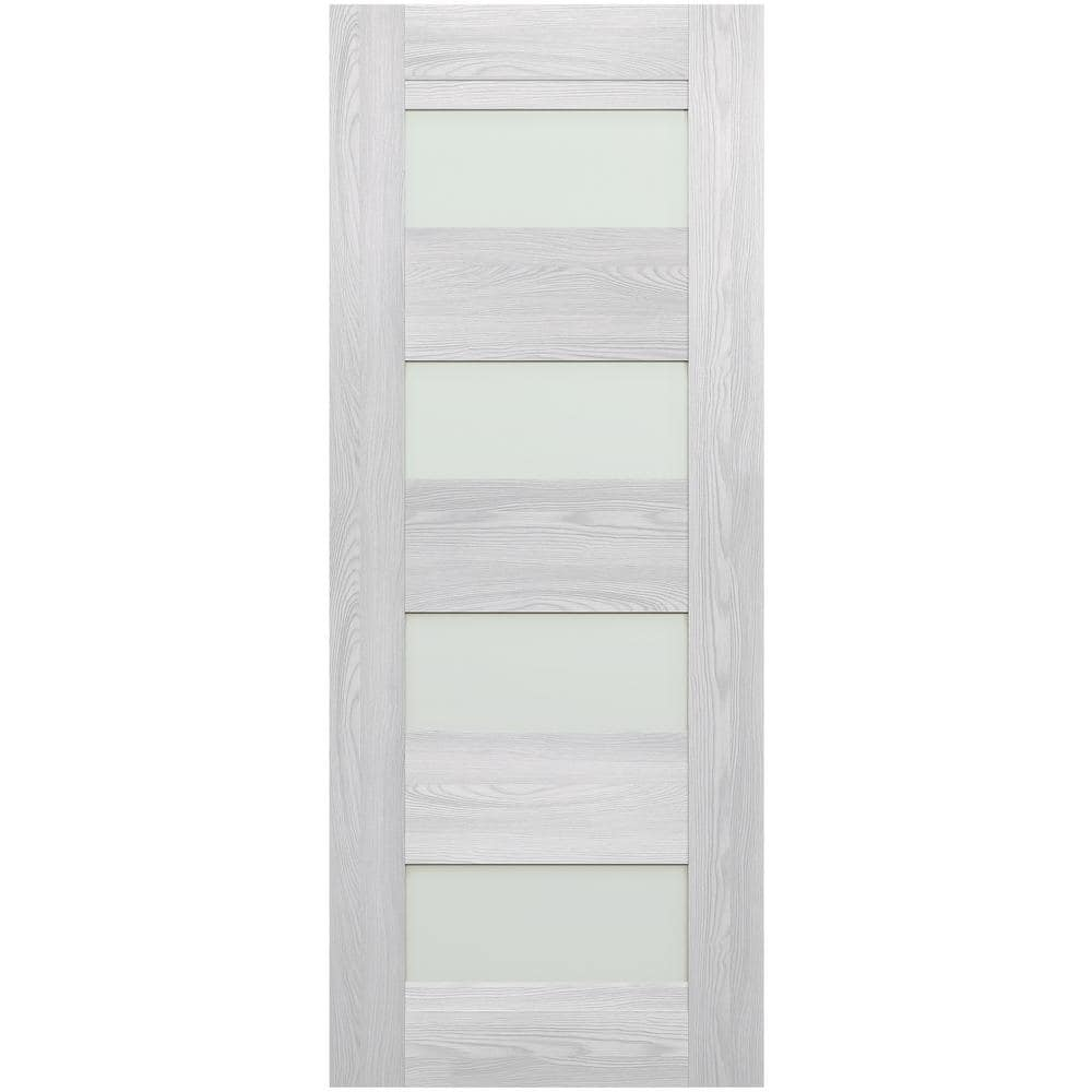 Belldinni Avon 07-08 Solid Manufactured Wood and Glass Standard Door Slab