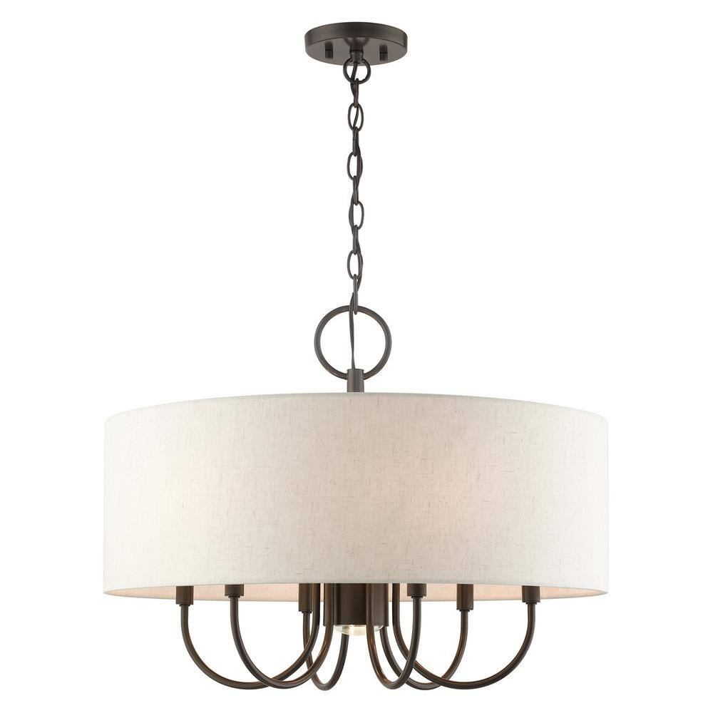 Livex Lighting Blossom 7 - Light Pendant in  English Bronze