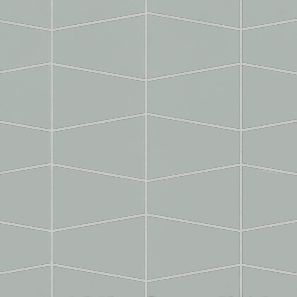 Marin Trapezoid Matte Porcelain Mosaic Tile