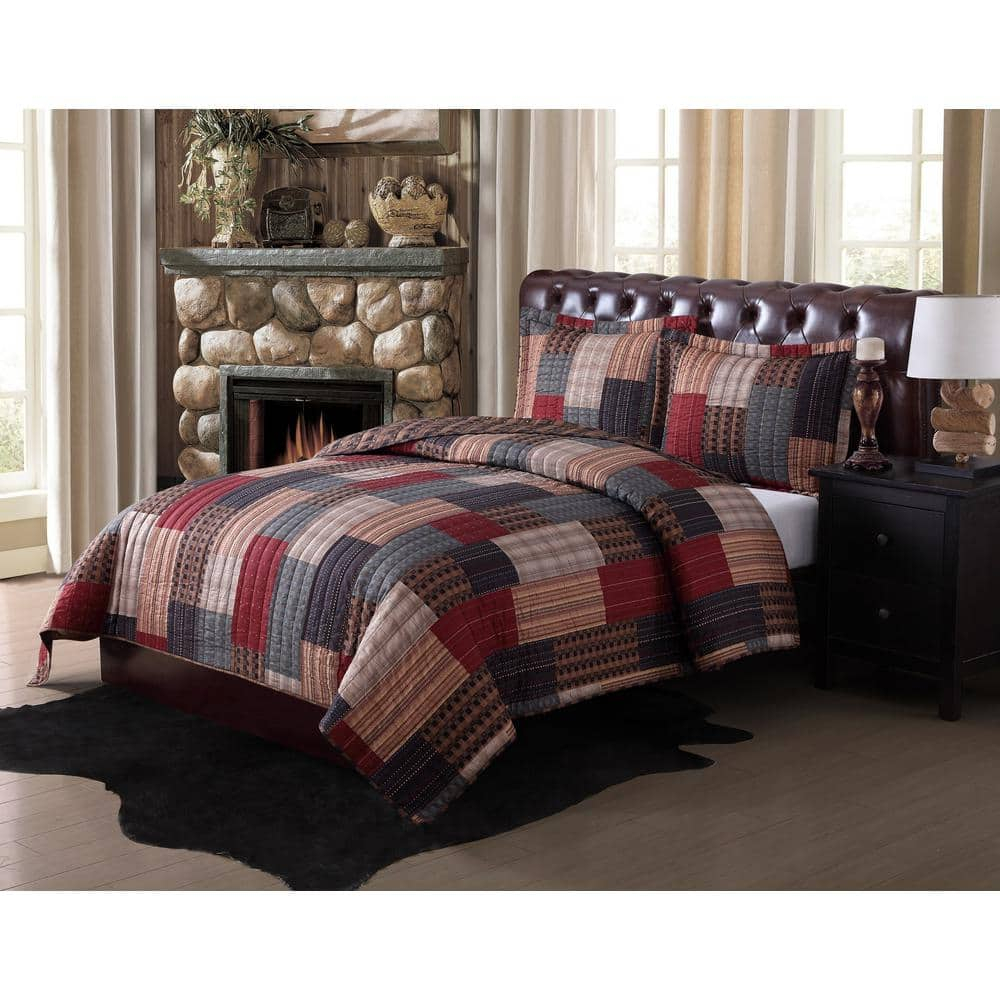 Style 212 Gunnison Rotary Bedding Quilt Set, King
