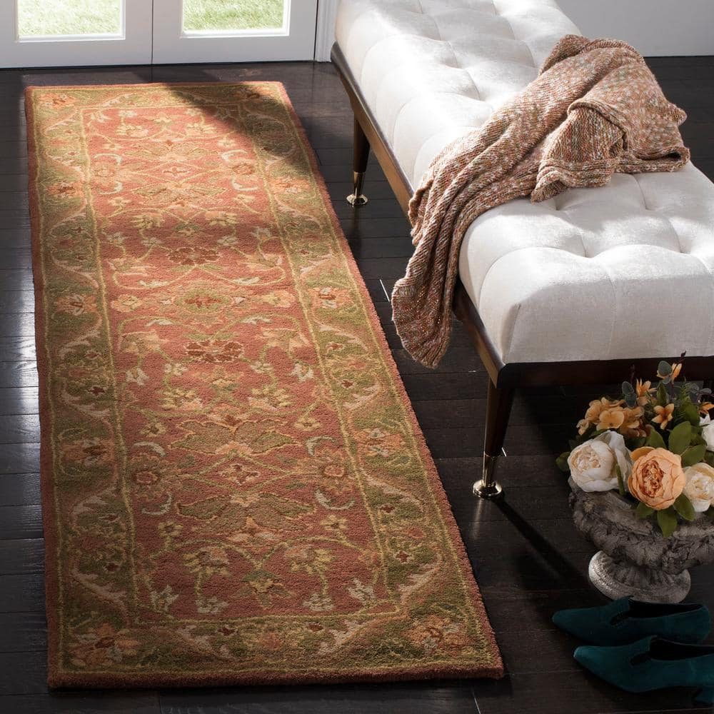 SAFAVIEH Golden Jaipur GJ250E Handmade Rust / Green Rug