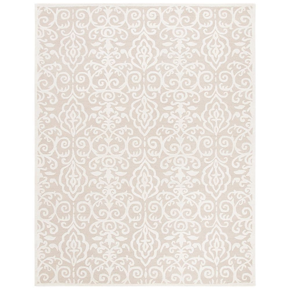 SAFAVIEH Martha Stewart Marais Geometric Damask Area Rug, Fledgling, 10' x 14'