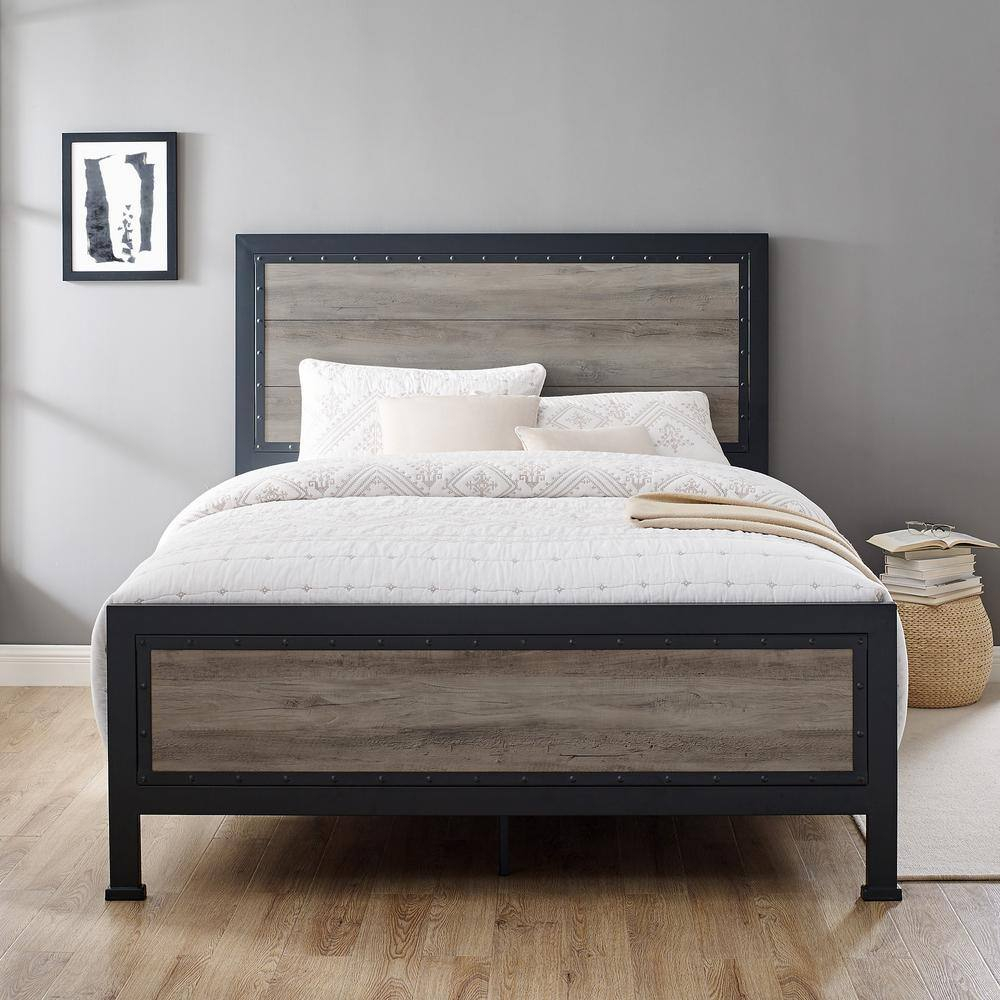 HumbleNest Countryside Modern Rustic Panel Bed