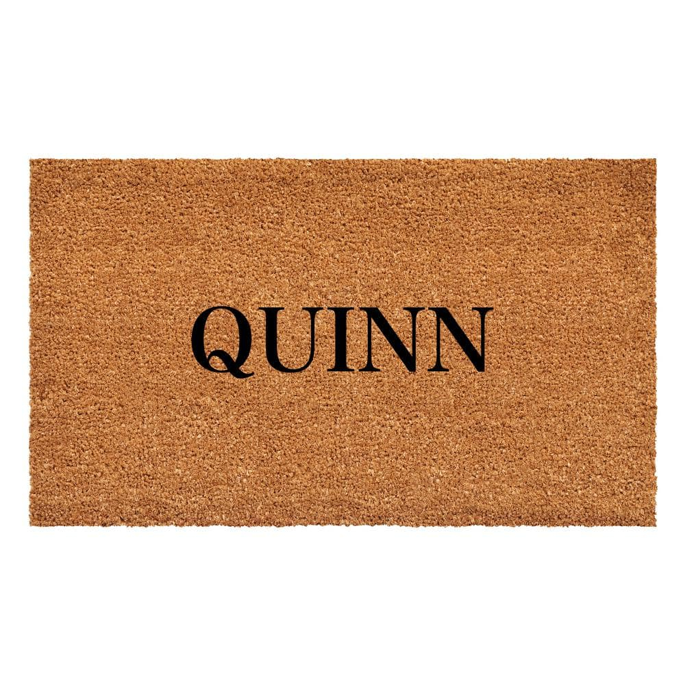 Calloway Mills 111481729 Bold Quinn Personalized Doormat 17" x 29"