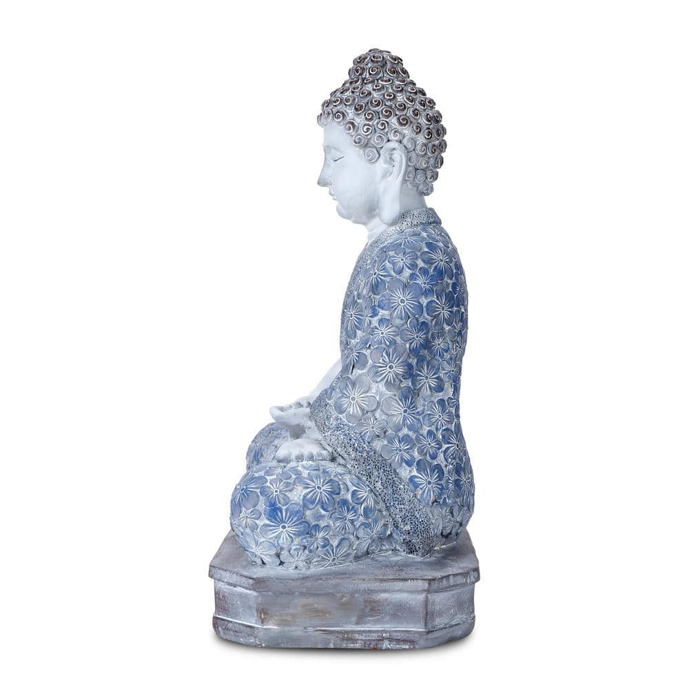 TECHKO 15" Buddha Garden Statue