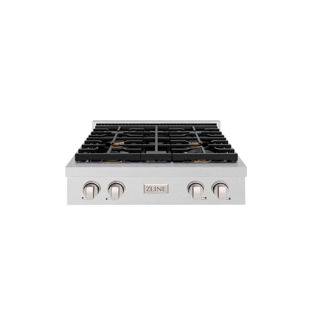Paramount 30" Stainless Steel 4-Burner Propane Cooktop