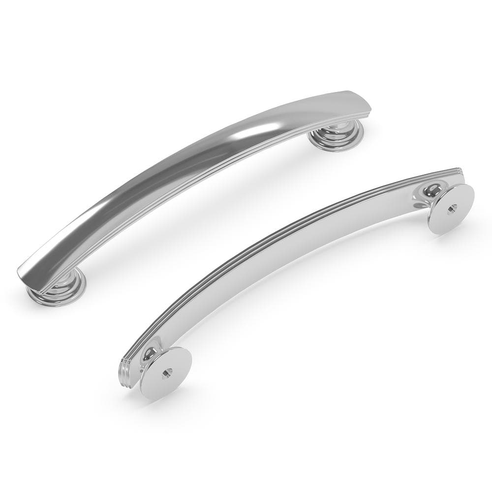 American Diner 5-1/16 in. Modern Arch Cabinet Pull Chrome Handle for Kitchen, Bathroom, and Furniture (10 Pack)
