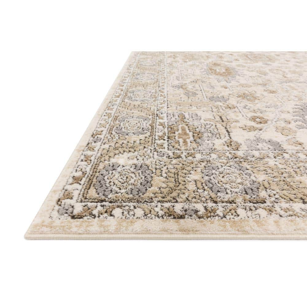 Loloi Teagan Ivory / Sand 9'-9" x 13'-6" Area Rug