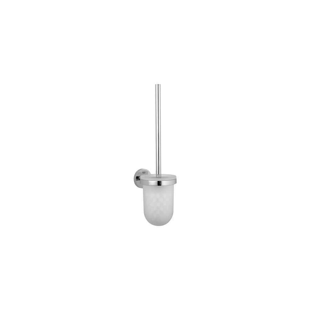 GROHE Essentials 15.69" Wall Mounted Toilet Brush and Holder