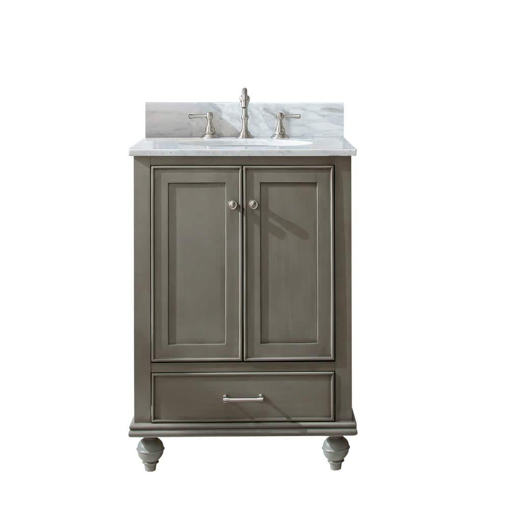 Melissa 24" Single Vanity - Grain White