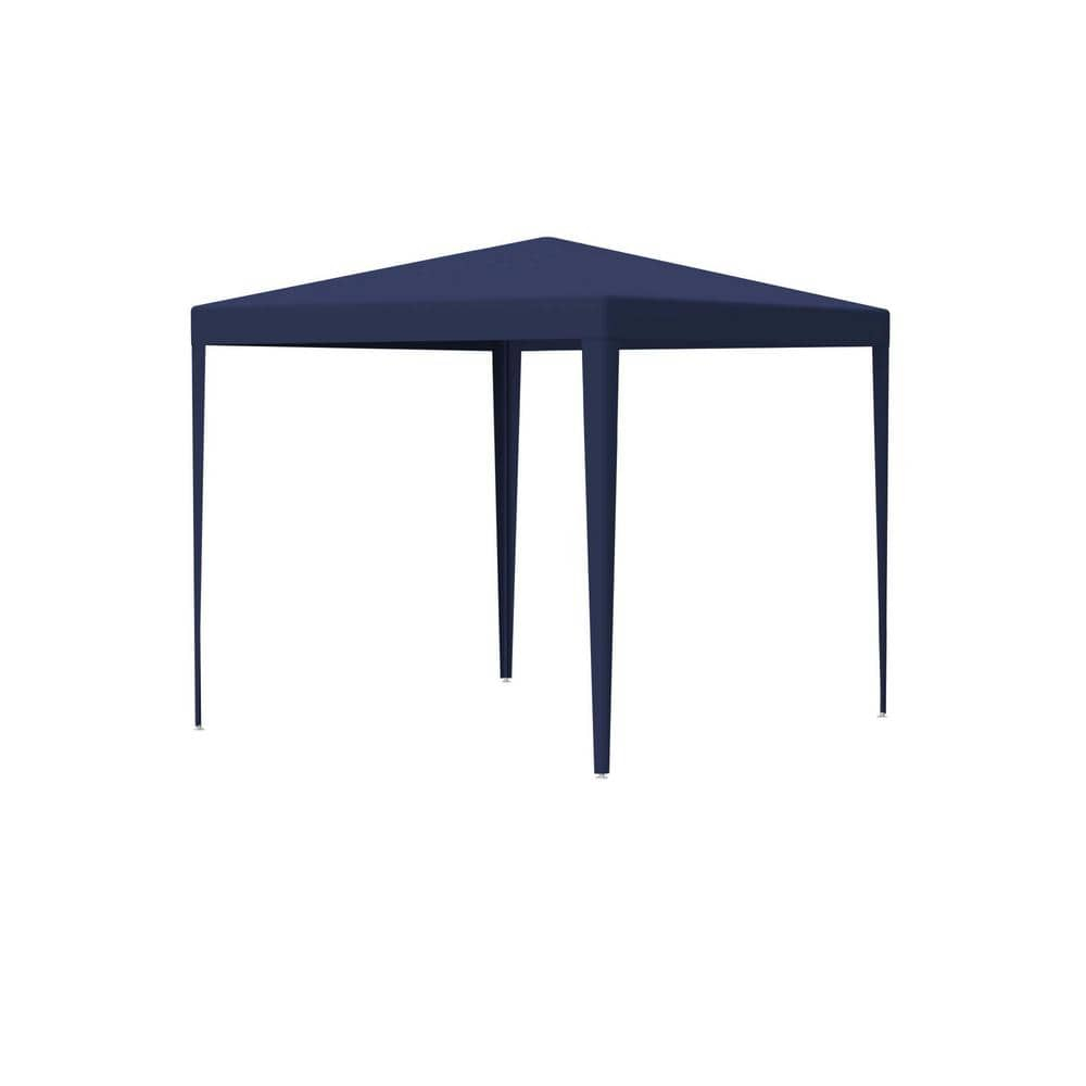 Gzxs 10X10Ft Canopy Tent Outdoor Activity Canopy Shelter Gazebo with 4 Removeable Sidewalls, Party Wedding BBQ Events Tent (Blue)