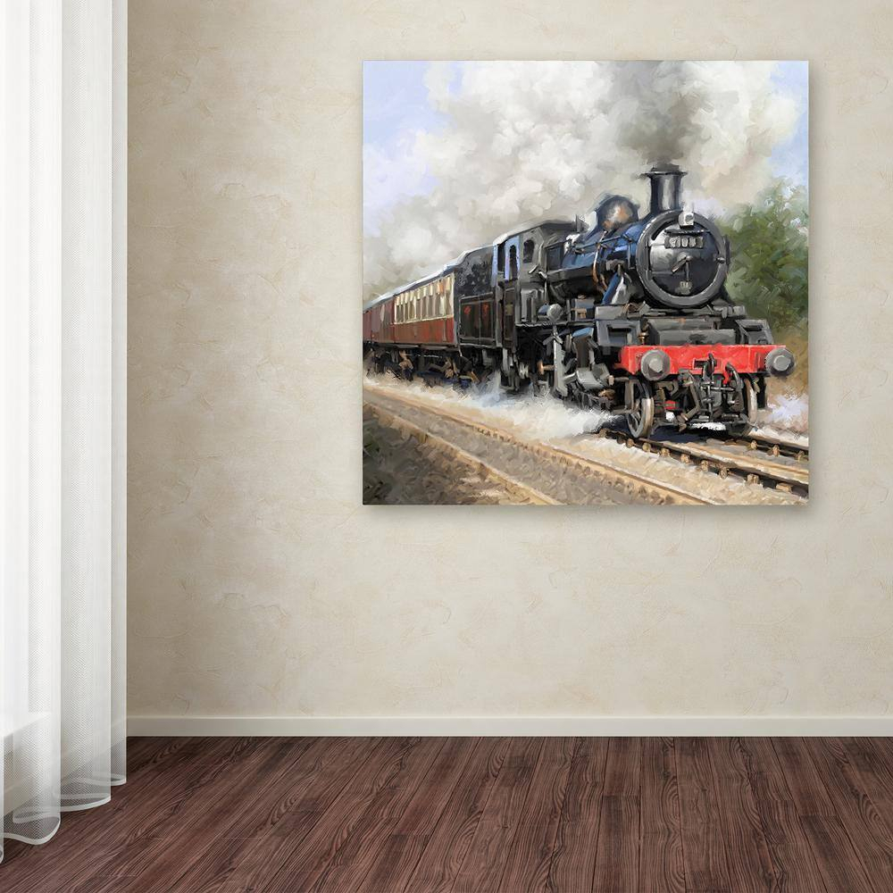 The Macneil Studio 'Steam train Square' Canvas Art