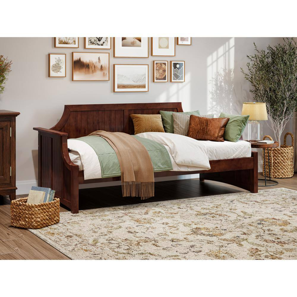AFI Cambridge Twin Wood Daybed in Walnut