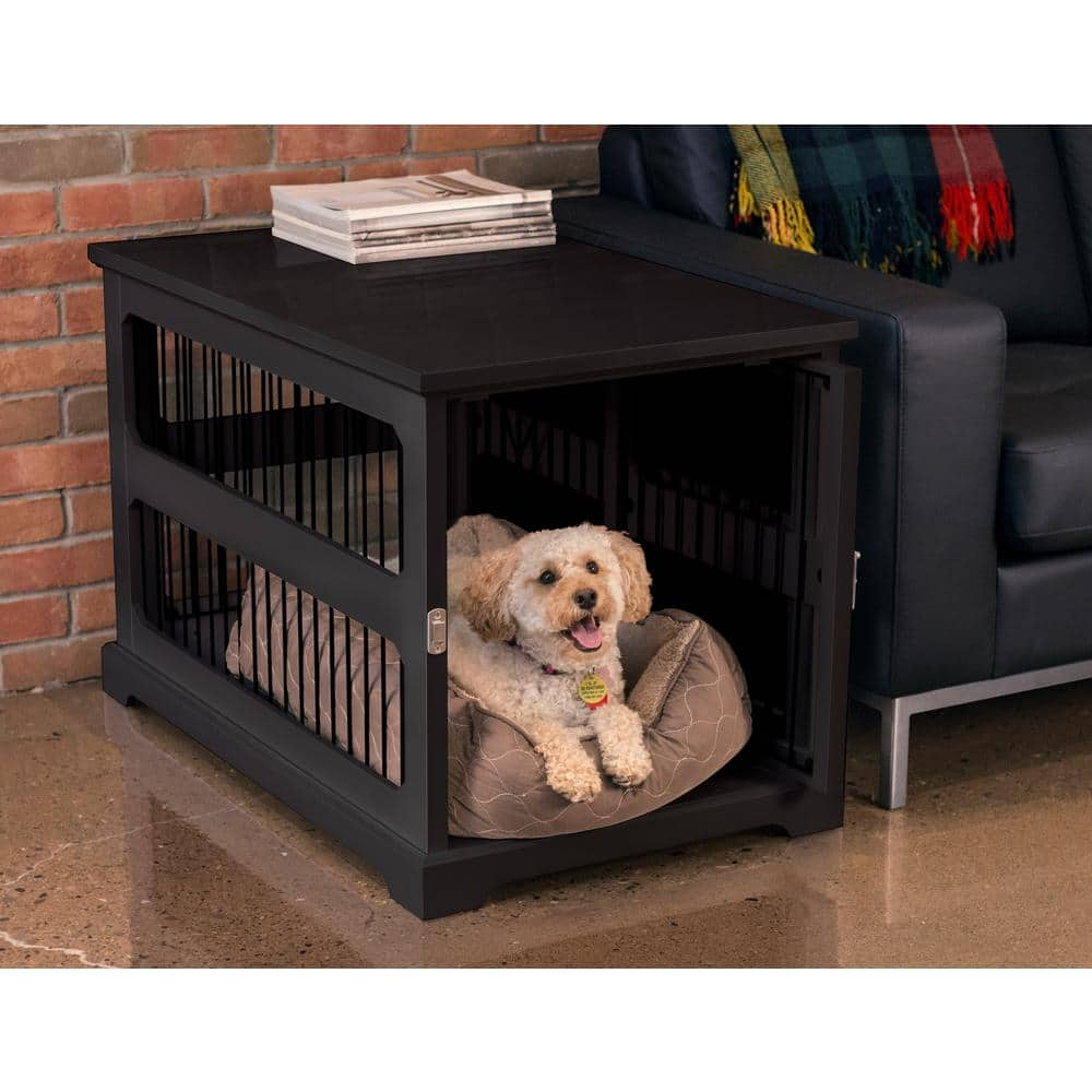 Zoovilla PTH0651721710 Slide Aside Crate & End Table, Black - Medium