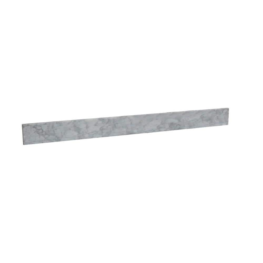 Bellaterra Home BACKSPLASH-632- 35 35" x 3.125" Stone Backsplash for Bathroom Vanity Top