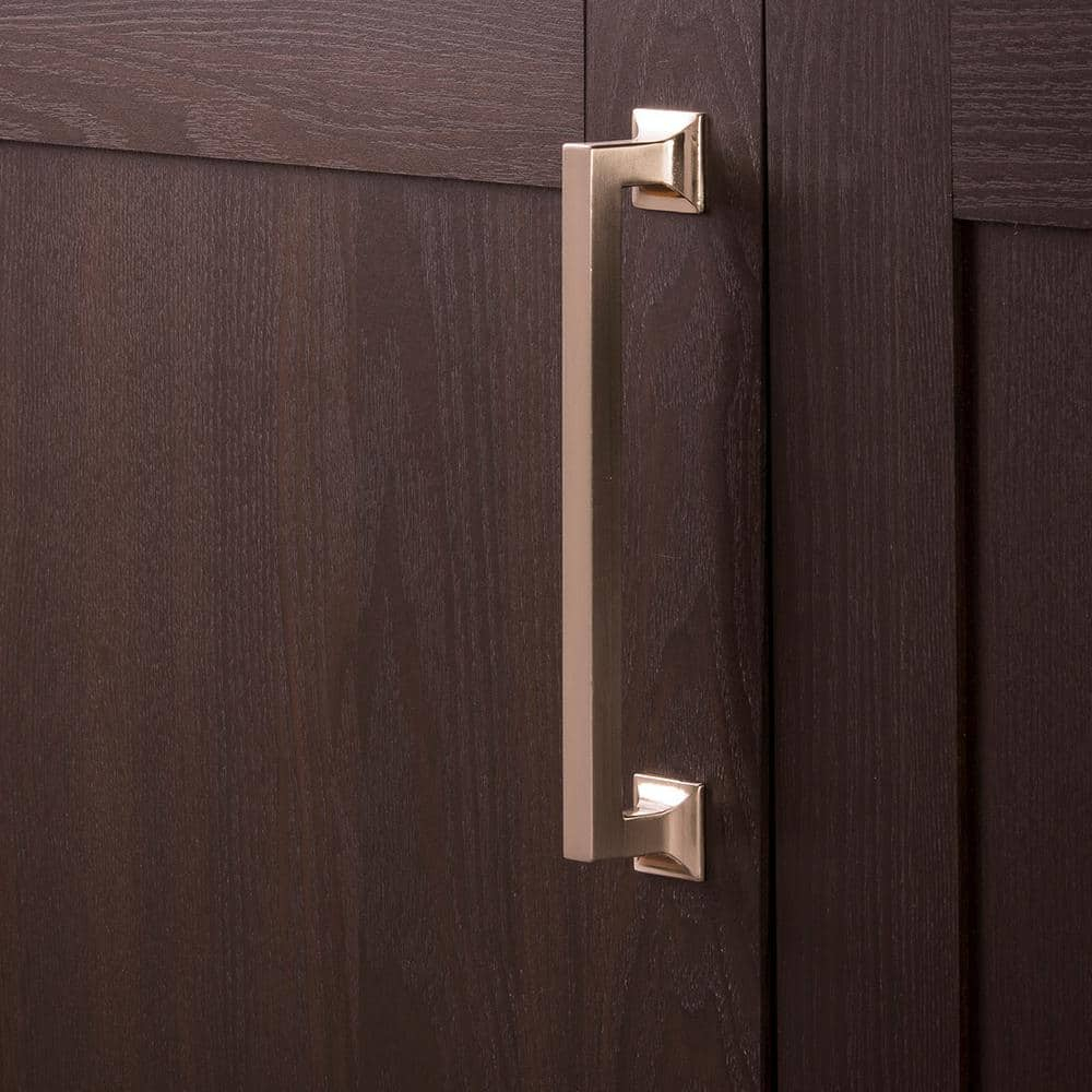 Hickory Hardware Studio Collection Pull 7-9/16 Inch (192mm) Center to Center Satin Nickel Finish