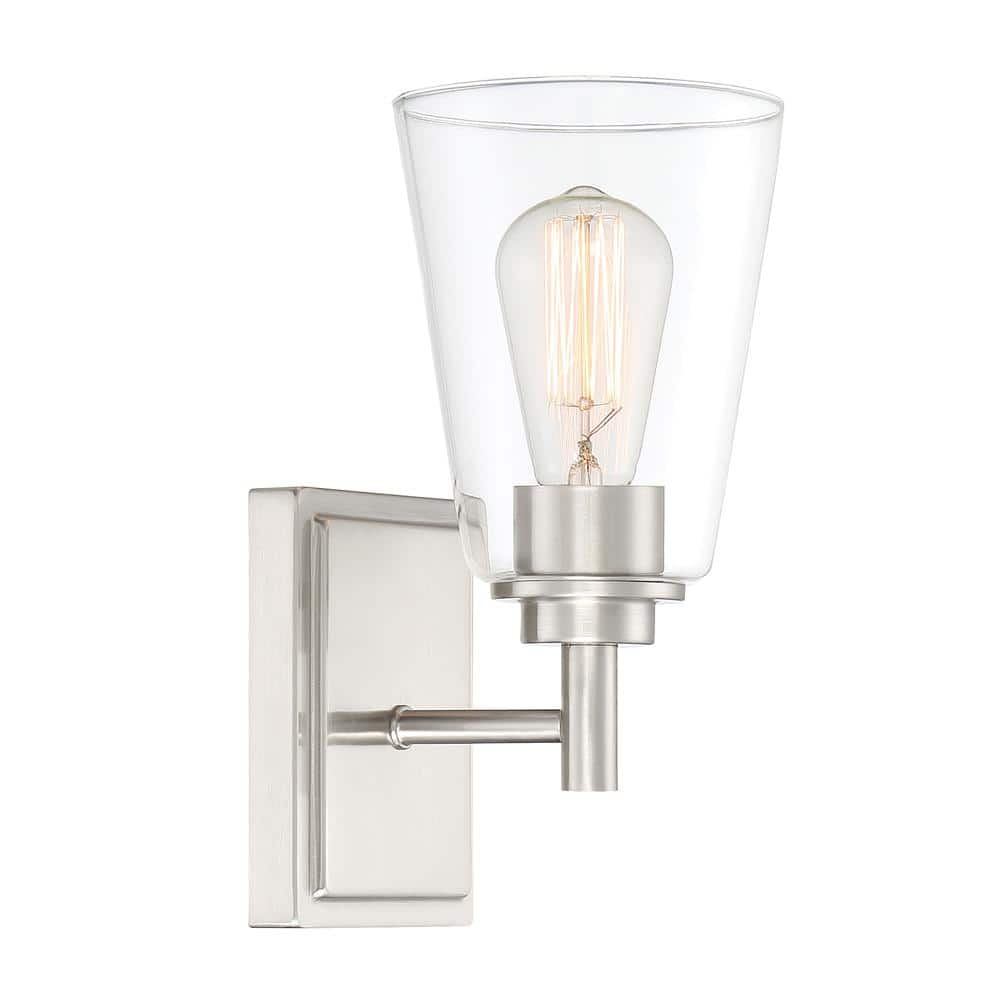Westin Modern Industrial Black and Bronze Wall Sconce